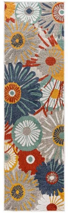 Boho&me Balkonkleed bloemen Verano multi 66x230 cm