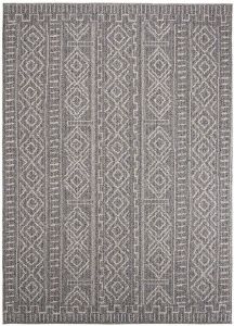 Boho&me Buitenkleed Aztec Dreams grijs 80x150 cm