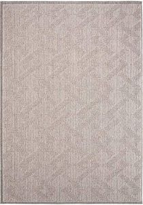 Boho&me Buitenkleed Macramé crème|lichtgrijs 240x340 cm