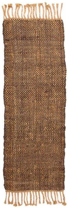 Boho&me Jute loper Chunky Boho & me bruin|naturel 70x200 cm