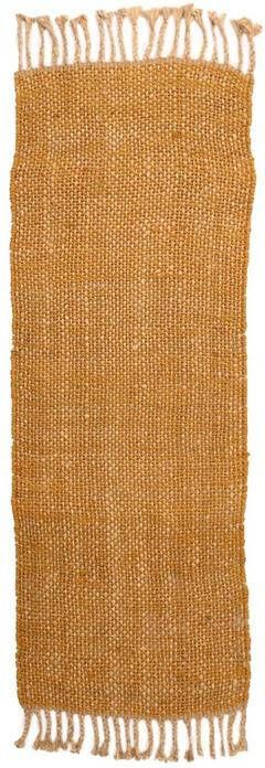 Boho&me Jute loper Chunky Boho & me goud|naturel 70x200 cm