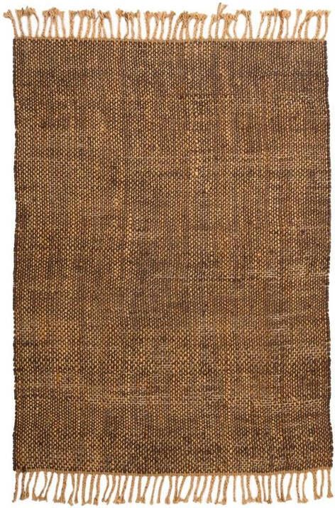 Boho&me Jute vloerkleed Chunky bruin|naturel 160x230 cm