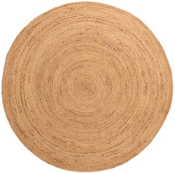 Boho&me Jute vloerkleed rond Boho & me naturel 120 cm rond