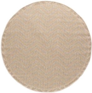 Boho&me Rond jute buitenkleed Sunny Contour naturel 200 cm rond