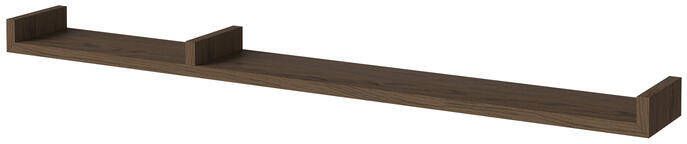 Bolia Display Wandplank B 120 cm Asymmetrisch Links Donker Geolied Eiken