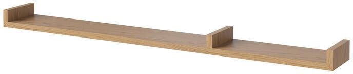 Bolia Display Wandplank B 120 cm Asymmetrisch Rechts Geolied Eiken