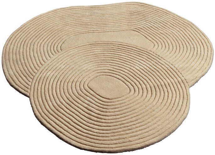 Bolia Zen Vloerkleed 140 x 145 cm Shaped Beige