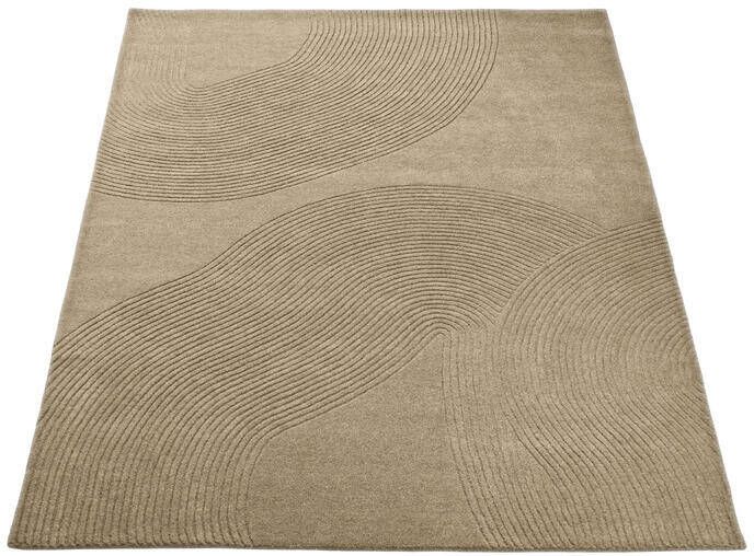 Bolia Zen Vloerkleed 170 x 240 cm Shaped Rechthoekig Dark Beige