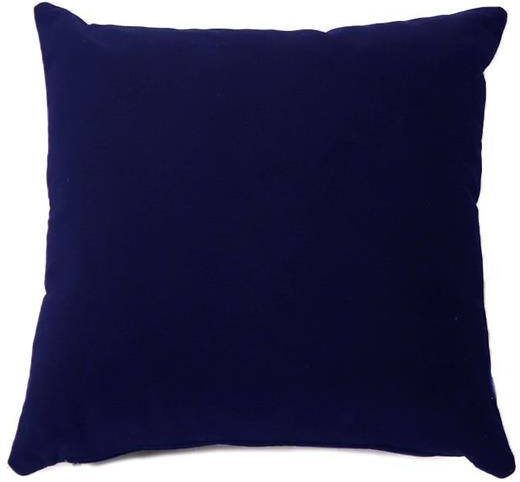 Bronx71 Sierkussen Anna velvet donkerblauw 45 x 45 cm.
