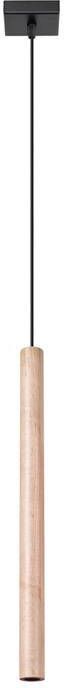 Bussandri Hanglamp modern Metaal Hout kleur