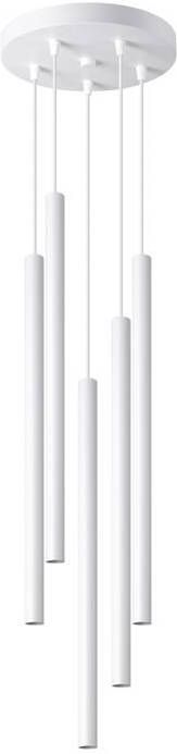 Bussandri Hanglamp modern Metaal Wit