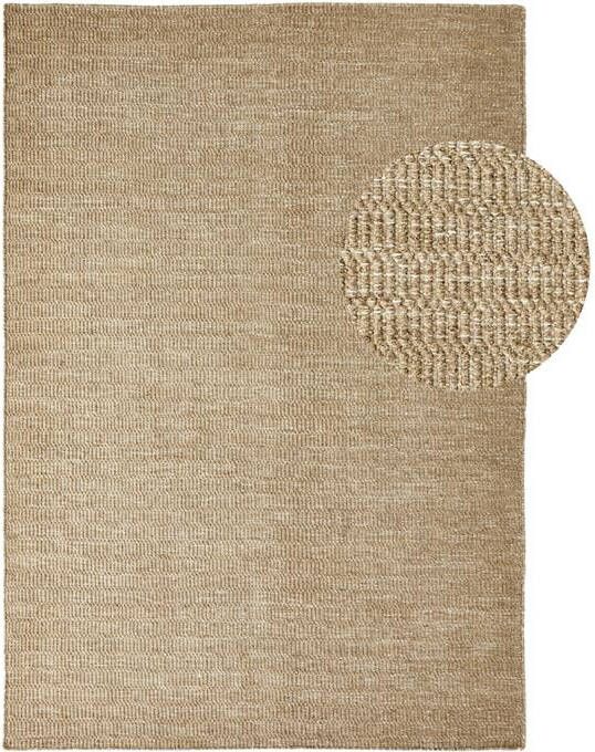 By fonQ Mellow Wollen Vloerkleed 200 x 300 cm Taupe