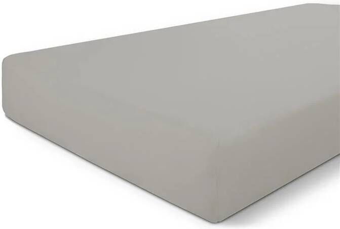 Byrklund Hoeslaken 100% katoen 140x200 Licht Grijs