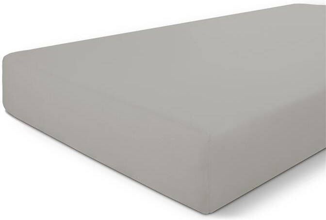 Byrklund Hoeslaken 100% katoen 180x200 Licht Grijs