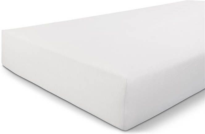 Byrklund Hoeslaken Jersey 180x220 Wit