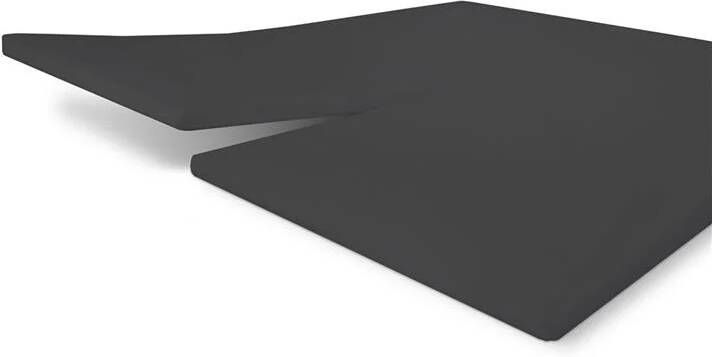 Byrklund Hoeslaken Split-Topper Jersey 160x200 Antraciet