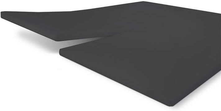 Byrklund Hoeslaken Split-Topper Jersey 180x220 Antraciet