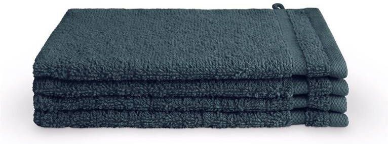 Byrklund Washand Bath Basics (PP) 4x 16x21 Donker Blauw