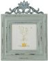 Clayre & Eef Fotolijst 10x10 Cm Blauw Mdf Rechthoek Fotokader Wissellijst Foto Frame Blauw Fotokader Wissellijst - Thumbnail 2