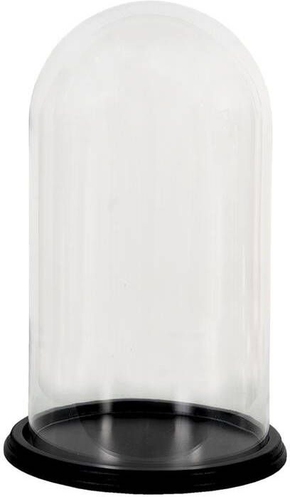Clayre & Eef Stolp Ø 23x36 cm Transparant Hout Glas Rond