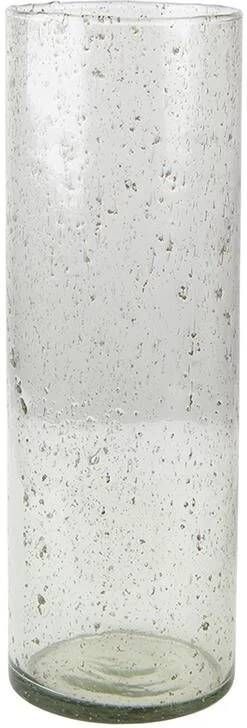 Clayre & Eef Vaas Ø 10x30 cm Glas Glazen Vaas