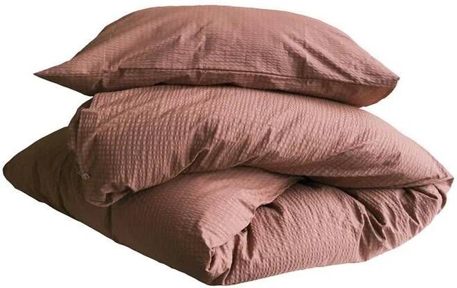 Crisp Sheets Dekbedovertrek 240 x 220 cm Terracotta
