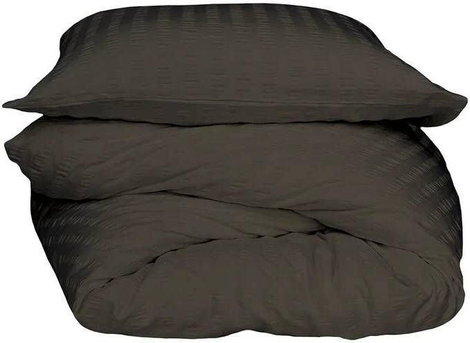 Crisp Sheets Smooth Waffle Dekbedovertrek 140 x 220 cm Taupe