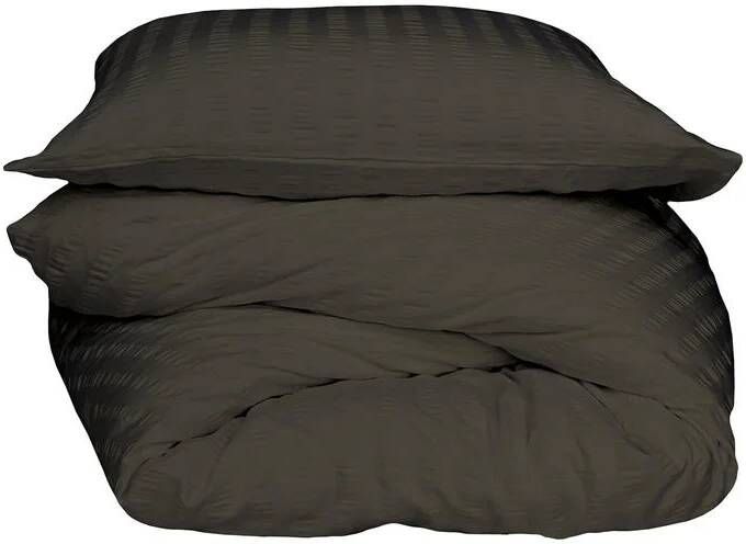 Crisp Sheets Smooth Waffle Dekbedovertrek 200 x 220 cm Taupe