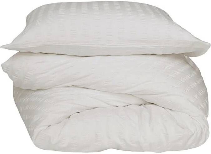 Crisp Sheets Smooth Waffle Dekbedovertrek 240 x 220 cm Pebble Stone