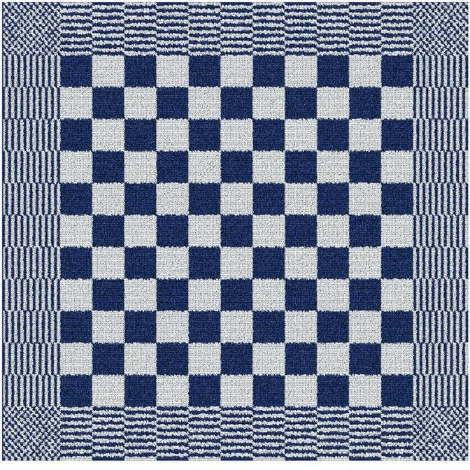 DDDDD keukendoek Barbecue 50x55cm Blauw 6 stuks