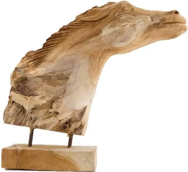 Dijk Natural Collections DKNC Ornament Teak hout 39x12x38cm Bruin