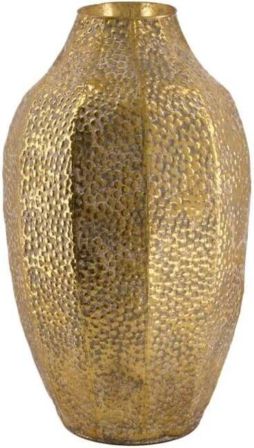 Dijk Natural Collections DKNC Vaas metaal 28.5x46cm Goud