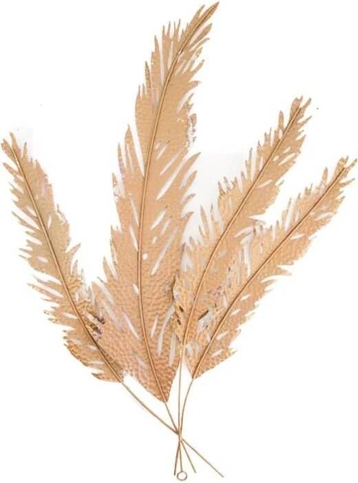 Dijk Natural Collections DKNC Wanddecoratie Akita Metaal 61x3.5x84cm Goud