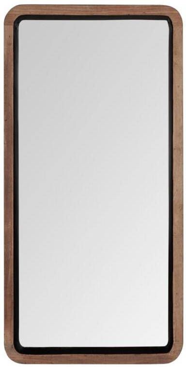 DTP Home Mirror Cosmo rectangular small 70x35x4 cm recycled teakwood