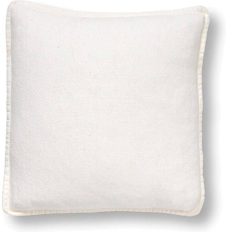 Dutch Decor BOWIE Sierkussen 45x45 cm van gewassen katoen Snow White wit - Foto 2