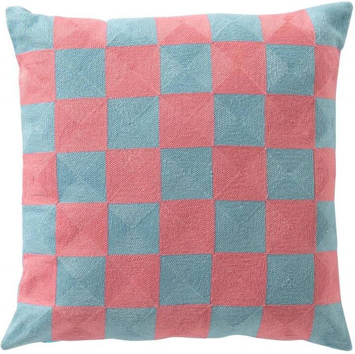 Dutch Decor kussenhoes CRISTAL 45x45 cm Aqua Splash