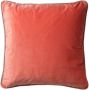 Dutch Decor FINN Kussenhoes 45x45 cm velvet effen kleur met glitterbies Coral koraalroze - Thumbnail 2