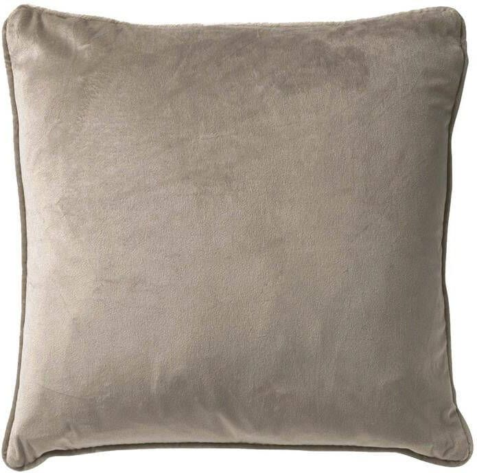 Dutch Decor FINN Velvet Sierkussen 45x45 cm ideale basic Driftwood taupe - Foto 2