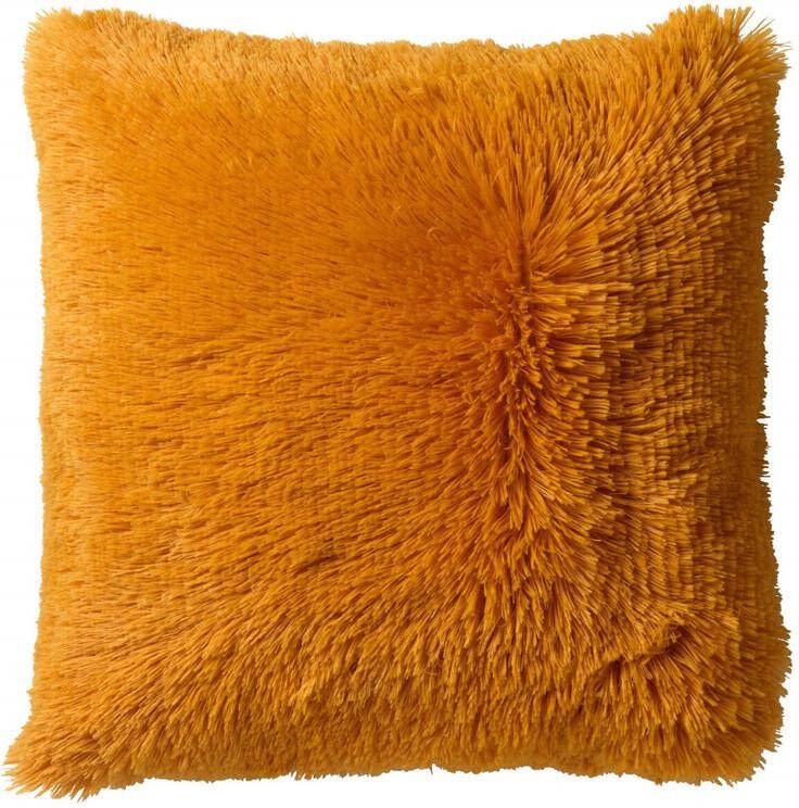 Dutch Decor kussenhoes FLUFFY 60x60 cm Golden Glow