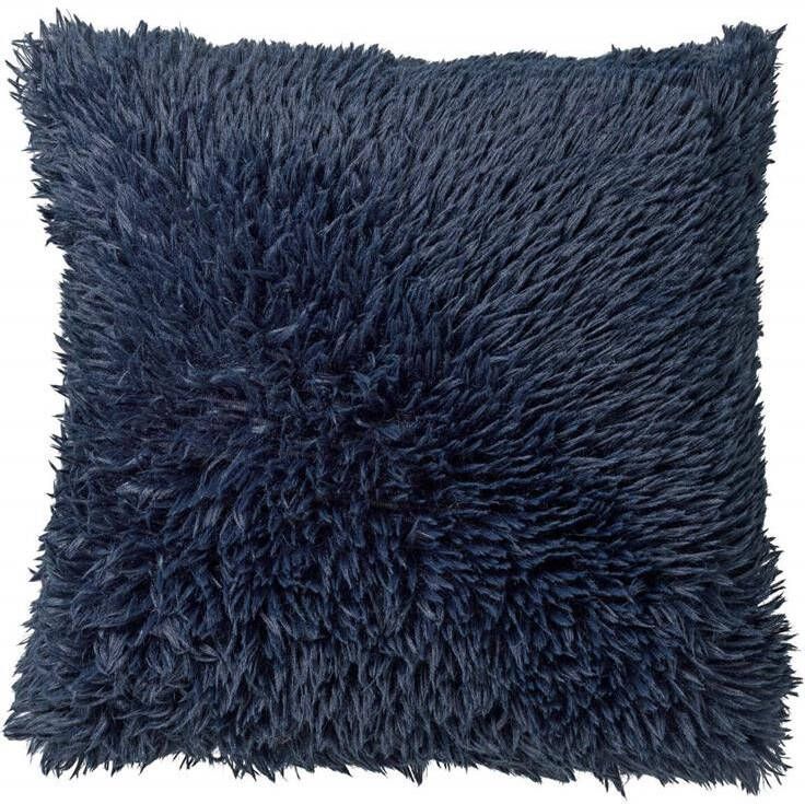 Dutch Decor kussenhoes FLUFFY 60x60 cm Insignia Blue