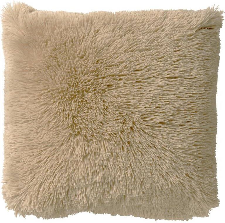 Dutch Decor kussenhoes FLUFFY 60x60 cm Pumice Stone