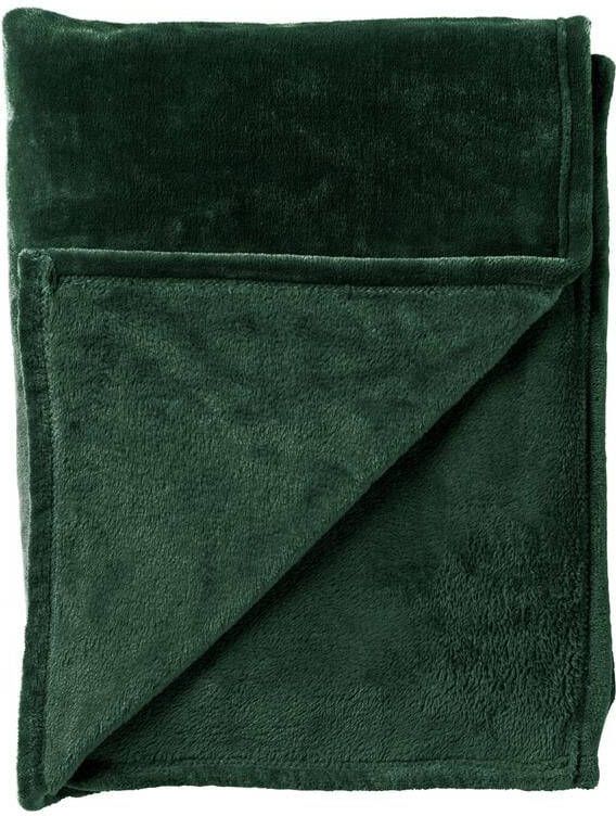 Dutch Decor CHARLIE Plaid flannel fleece XL 200x220 cm Mountain View groen