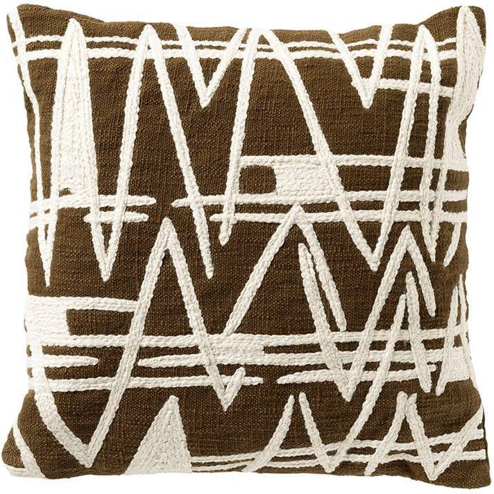 Dutch Decor sierkussen PEPE 45x45 cm Military Olive