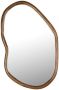 Dutchbone Ashley Spiegel Wandspiegel Organische vorm Walnoot Hout Bruin (73 x 100 x 5 cm) - Thumbnail 1