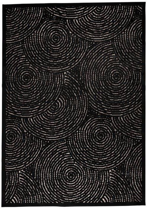 Dutchbone Dots Vloerkleed 170 x 240 cm Zwart