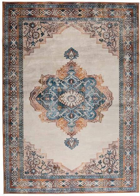 Dutchbone Mahal Vloerkleed 200 x 300 cm Blauw