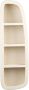 Dutchbone Veda Wandkast Gerecycled Marmer Beige 3 Planken - Thumbnail 1