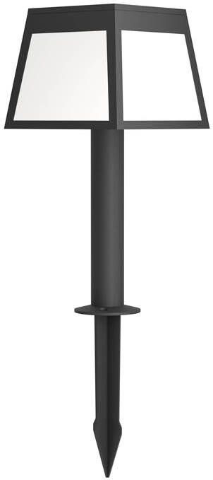 EGLO Altilia Solar Priklamp Buiten LED 56 cm Zwart|Wit