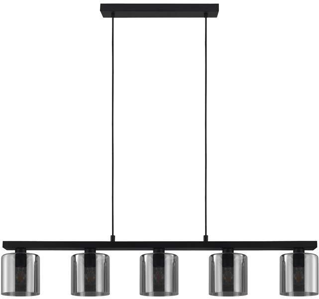 EGLO Cadley Hanglamp E27 121 cm Zwart