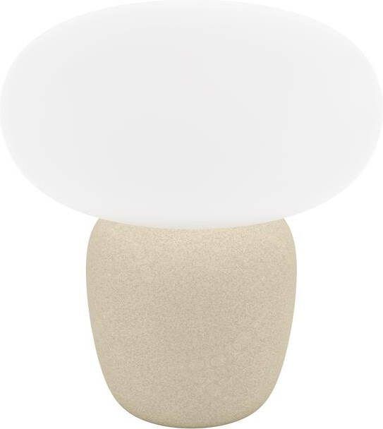 EGLO Cahuama Tafellamp E27 30 cm Lichtbruin Wit